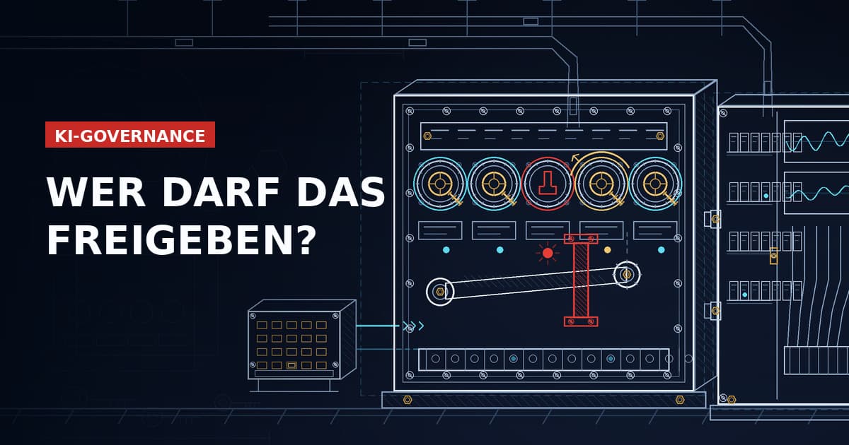 Industrielle Schlüssel-Interlock-Tafel vor einem Unternehmens-Schaltschrank: drei gedrehte, cyan-verifizierte Messing-Fähigkeitsschlüssel, ein leeres Schlüsselloch mit rotem Verriegelungsriegel vor dem Bedienhebel und ein goldener Ablaufwarnring.