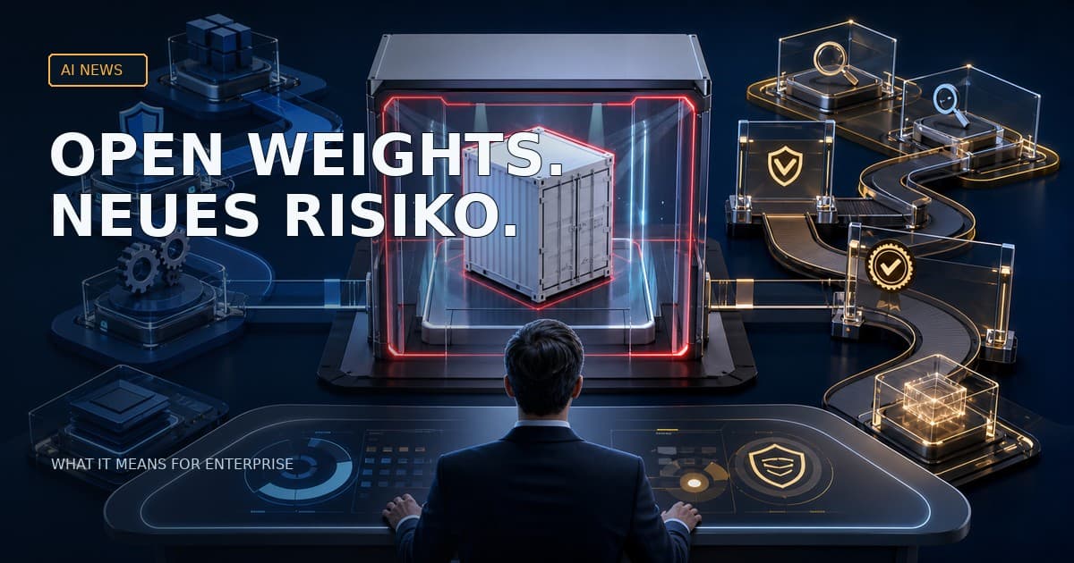 KI-News: Open Weights werden zum Beschaffungsrisiko — localized DE editorial cover