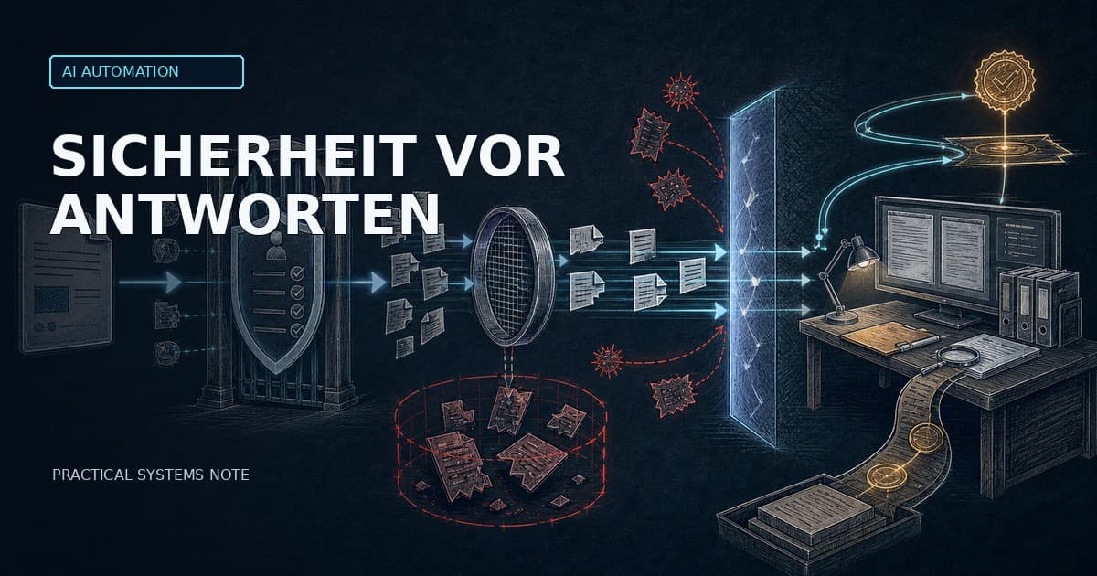 RAG-Sicherheit für Enterprise-Wissensdatenbanken: Berechtigungen, Redaktion und Audit-Logs — localized DE editorial cover